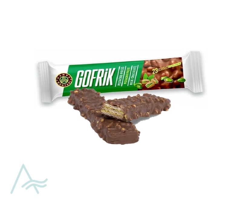 Gofrik Milk Chocolate Coated Crispy Wafers 24gr